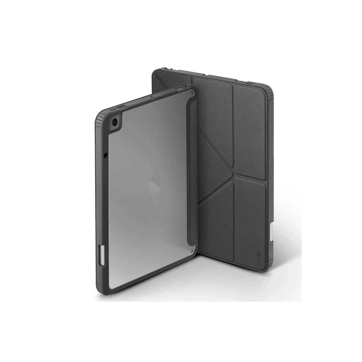 Uniq Apple iPad 10.2 (9.nesil) Moven Standlı Tablet Kapak - Gri